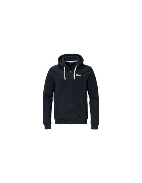 Sudadera con capucha Make Life A Ride Zip Hombre (negro)